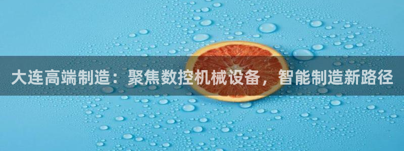 天辰娱乐维护:大连高端制造:聚焦数控机械设备,智能制造新路径