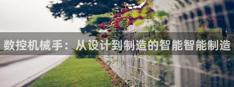 天辰注册娱乐：数控机械手：从设计到制造的智能智能制造