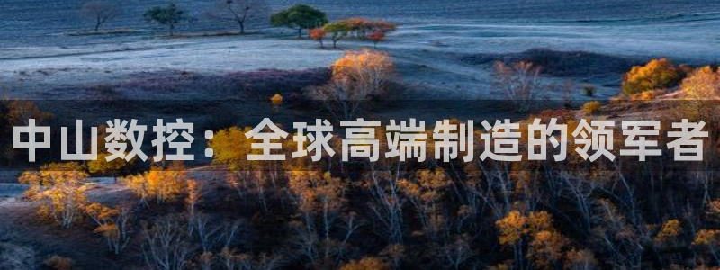 天辰宝宝娱乐：中山数控：全球高端制造的领军者